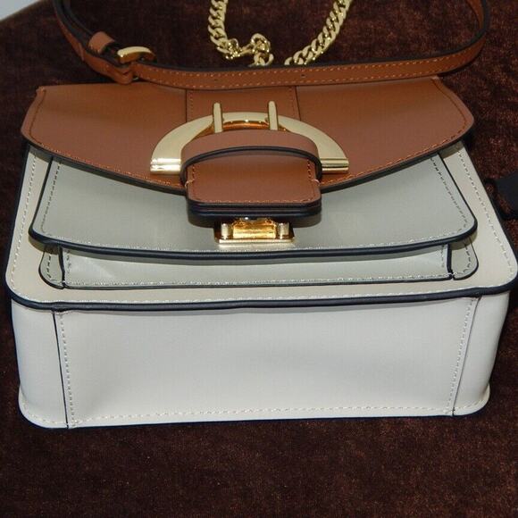 ZAC ZAC POSEN BIBA Leather Flap Convertible Chain Multi Color Crossbody Bag NWT - Picture 6 of 13